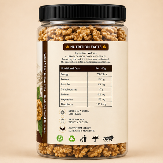 Walnut Broken Kernels California | Walnuts Without Shell, Akhrot, Dry Fruits, 100% Natural Akhrot,