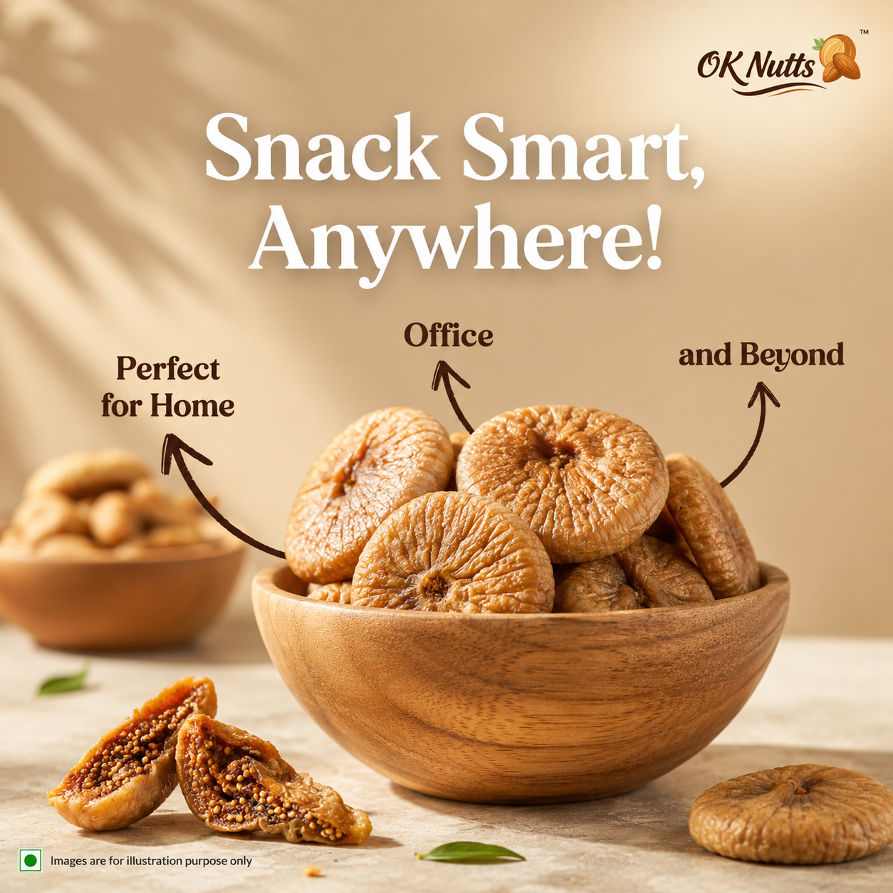 Premium Anjeer | Dried Figs | Soft, Sweet & Natural | High Fiber Dry Fruit | 500 Gm