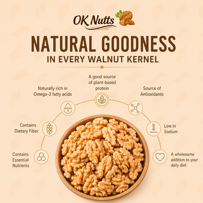 Walnut Broken Kernels California | Walnuts Without Shell, Akhrot, Dry Fruits, 100% Natural Akhrot,