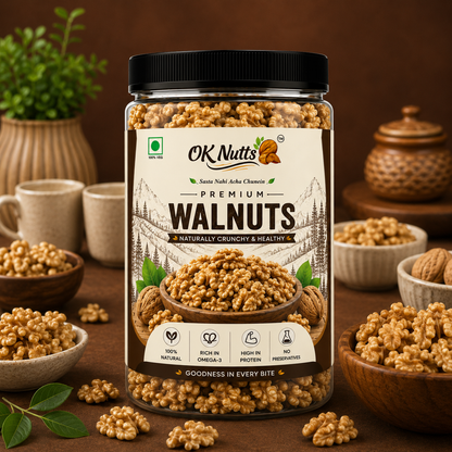 Walnut Broken Kernels California | Walnuts Without Shell, Akhrot, Dry Fruits, 100% Natural Akhrot,