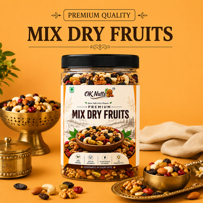 Healthy Nutmix, Dried Almonds, Black Raisins, Cashewnuts, Cranberries, Green Raisins, Walnut Kernels & Many More.